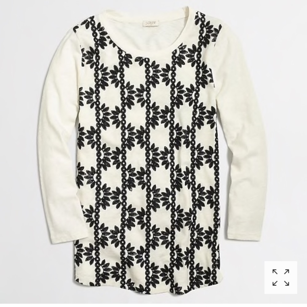 5/$25🎉 J.Crew XXS 3/4 top - Picture 1 of 5